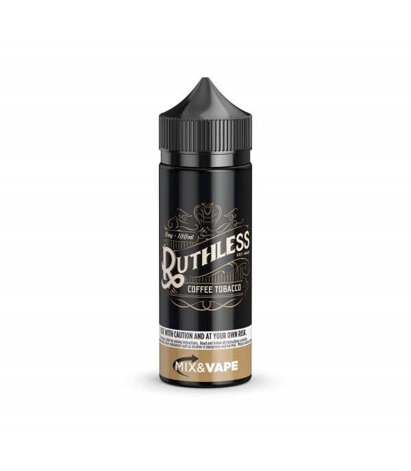 COFFEE TOBACCO BY RUTHLESS – 100ML SHORTFILL E LIQUID 70VG VAPE