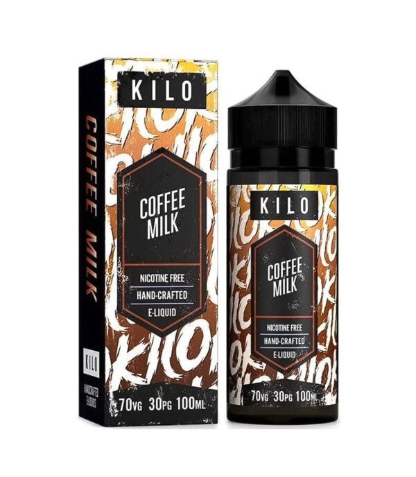 Coffee Milk by Kilo, 100ML E Liquid, 70VG Vape, 0MG Juice