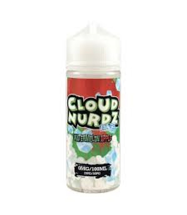 CLOUD NURDZ WATERMELON APPLE ICED 100ML E LIQUID SHORTFILL 70VG JUICE