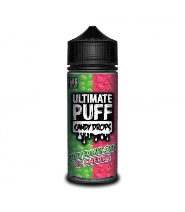 Ultimate Puff Candy Drops Watermelon & Cherry 100ML Shortfill