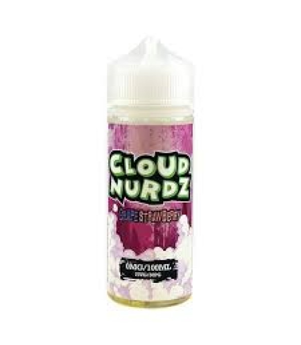 CLOUD NURDZ GRAPE STRAWBERRY ICED 100ML E LIQUID SHORTFILL 70VG JUICE