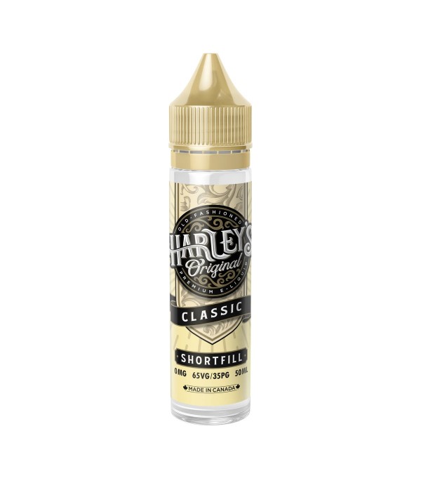 Classic By Harley's 50ML E Liquid 65VG Vape 0MG Juice Shortfill