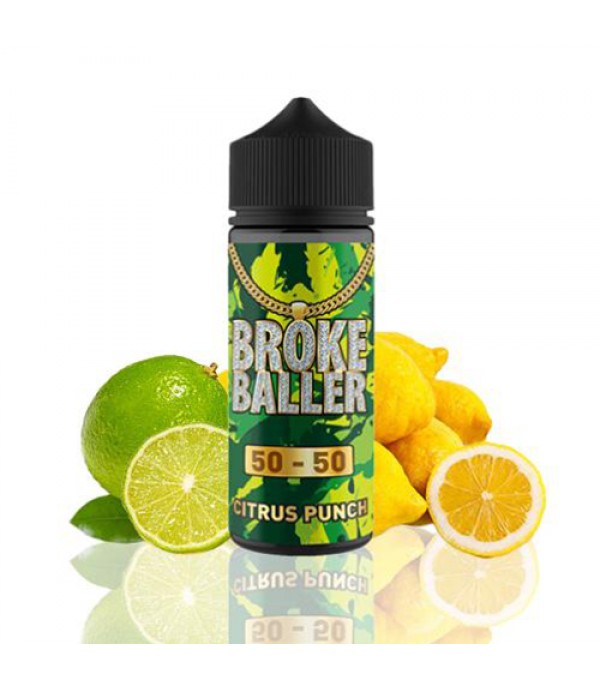Citrus Punch by Broke Baller 100ml E Liquid Juice 50vg 50pg Vape