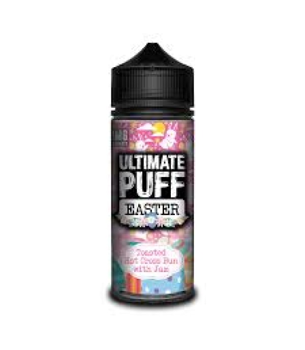 Ultimate Puff Easter Edition – Toasted Hot Cross Bun With Jam 100ML E Liquid, 70VG Vape, 0MG Juice, Shortfill