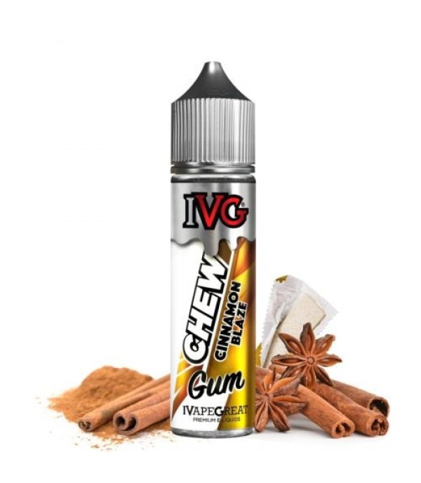 CINNAMON BLAZE ELIQUID BY I LOVE VG IVG CHEW GUM 50ML SHORTFILL E LIQUID 70VG VAPE