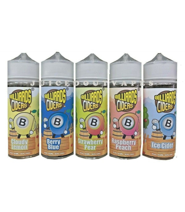 Ciders Range - Billiards 100ML E Liquid 70VG Vape 0MG Juice