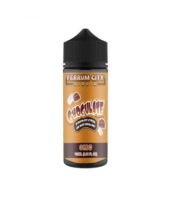 Choculate By Ferrum City 100ML E Liquid 70VG Vape 0MG Juice