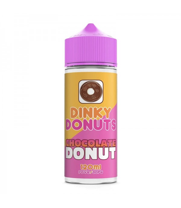 Chocolate Donut By Dinky Donuts 100ML E Liquid 70VG Vape 0MG Juice Shortfill