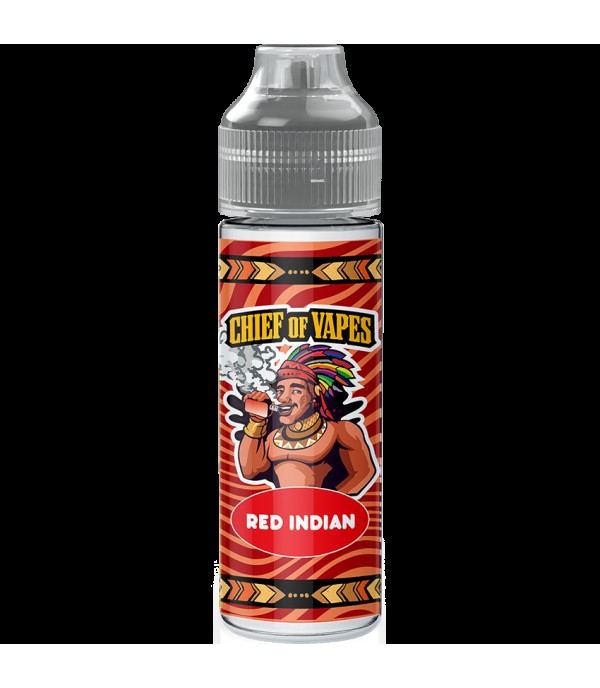 Chief Of Vapes Red Indian 50ml E Liquid Juice 70vg Vape Shortfill Subohm