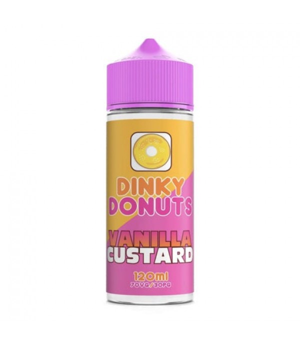 Vanilla Custard By Dinky Donuts 100ML E Liquid 70VG Vape 0MG Juice Shortfill