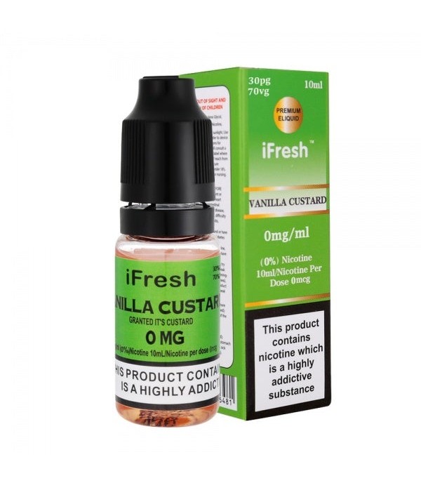 Vanilla Custard - iFresh 10ML E-liquid Juice 65VG Vape Multibuy