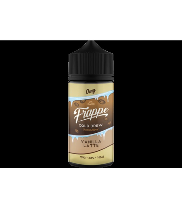 Vanilla Latte By Frappe 100ML E Liquid 70VG Vape 0MG Juice