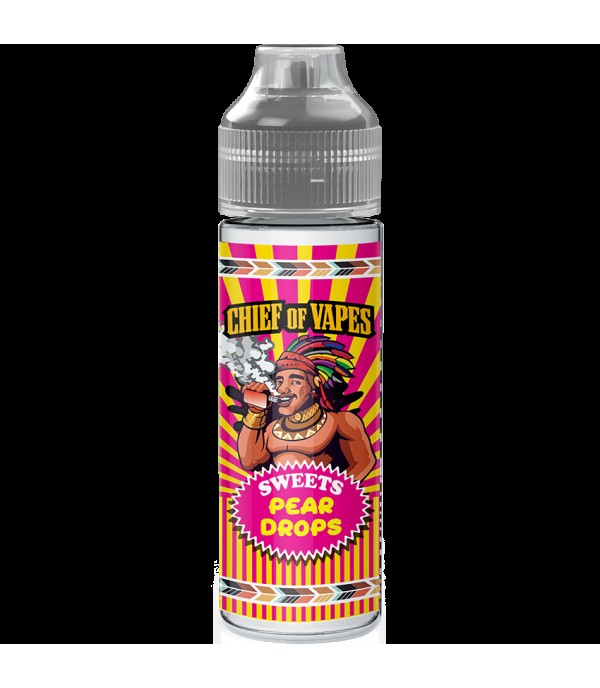 Chief Of Vapes Pear Drops 50ml E Liquid Juice 70vg Vape Shortfill Subohm