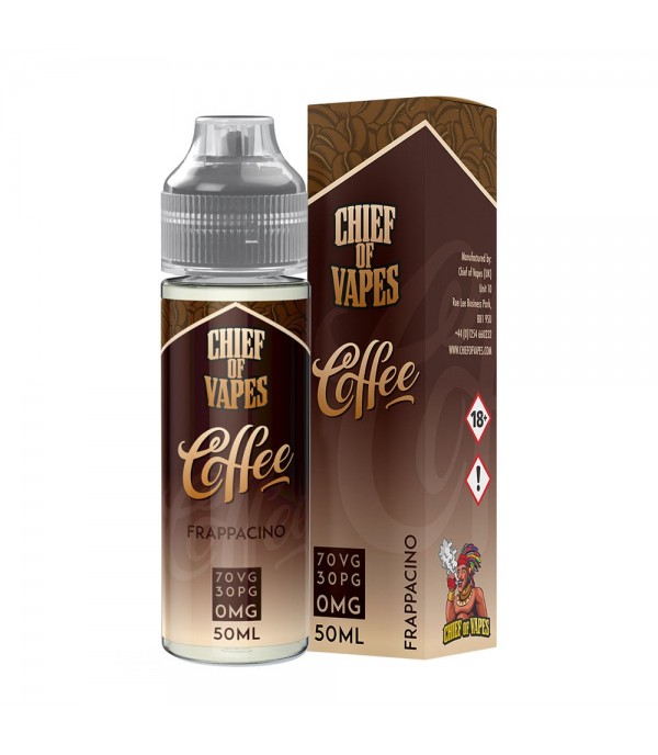 Chief Of Vapes Frappacino 50ml E Liquid Juice 70vg Vape Shortfill Subohm