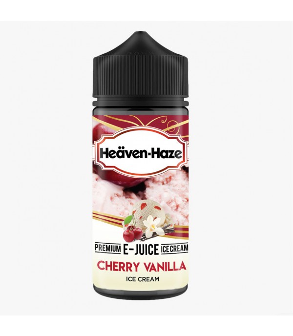 Cherry Vanilla Ice Cream By Heaven Haze 100ML E Liquid 70VG Vape 0MG Juice