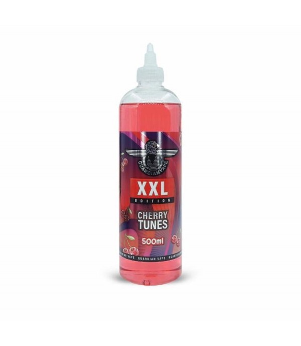 Cherry Tunes By Guardian Vape XXL Edition 500ML E Liquid 70VG Vape 0MG Juice