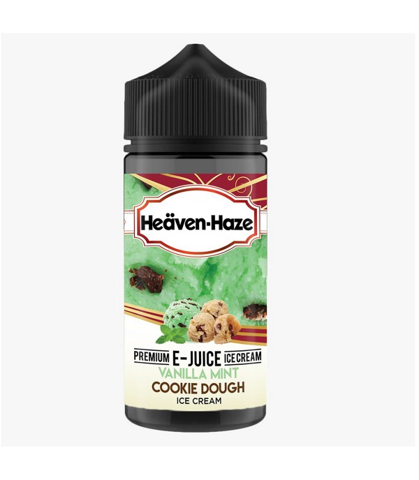 Vanilla Mint Cookie Dough Ice Cream By Heaven Haze 100ML E Liquid 70VG Vape 0MG Juice