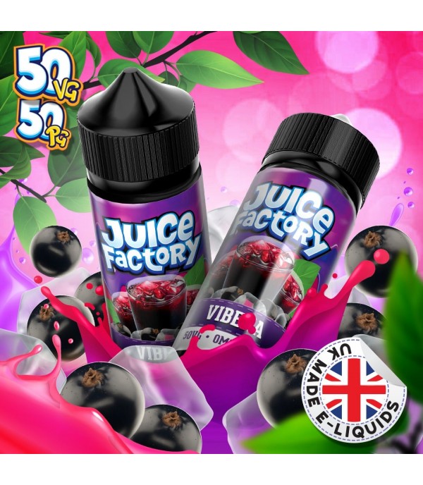 Vibena by Juice Factory. 100ML E-liquid, 0MG vape, 50VG/50PG juice