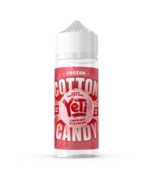 Cherry Strawbs - Frozen Cotton Candy By Yeti 100ML E Liquid 70VG Vape 0MG Juice