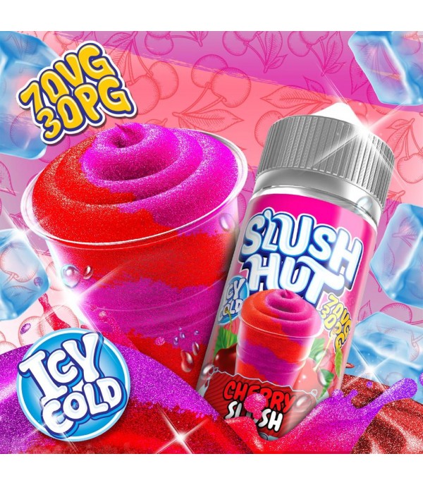 Cherry Slush By Slush Hut 100ML E Liquid 70VG Vape 0MG Juice Shortfill