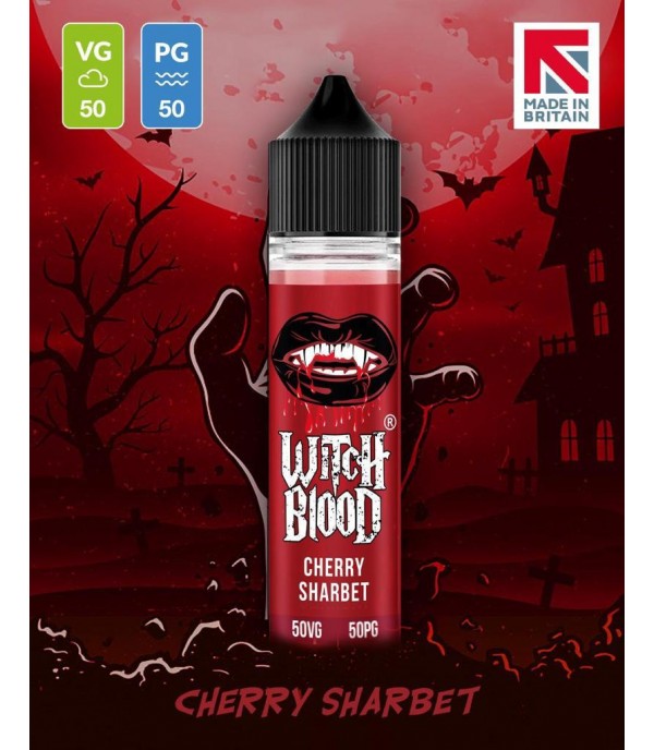 Cherry Sharbet By Witch Blood 50ML E Liquid 50VG Vape 0MG Juice