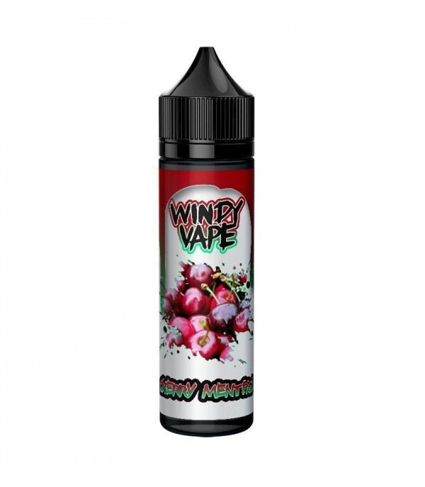 Cherry Menthol by Windy Vape 50ml E Liquid Juice 0mg 80vg 20pg