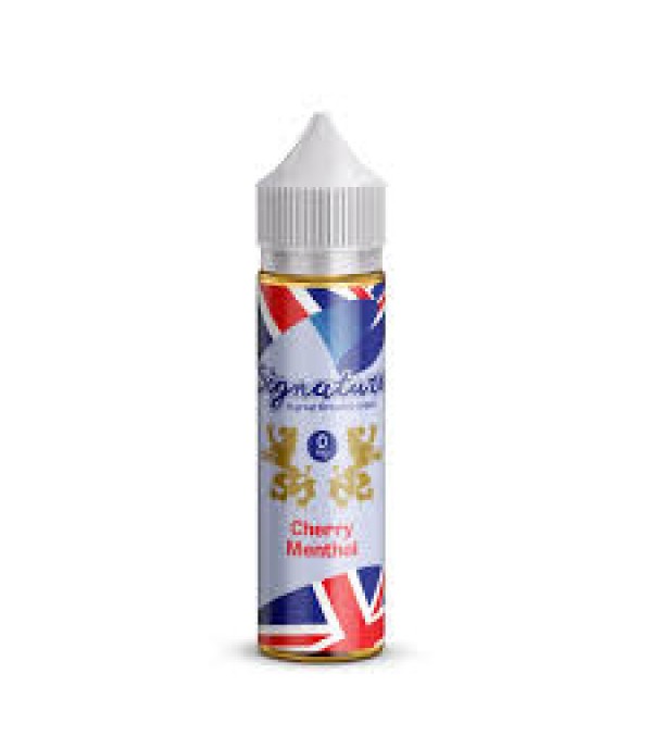 Cherry menthol by Signature 50ml E Liquid Juice 50VG Vape Shortfill