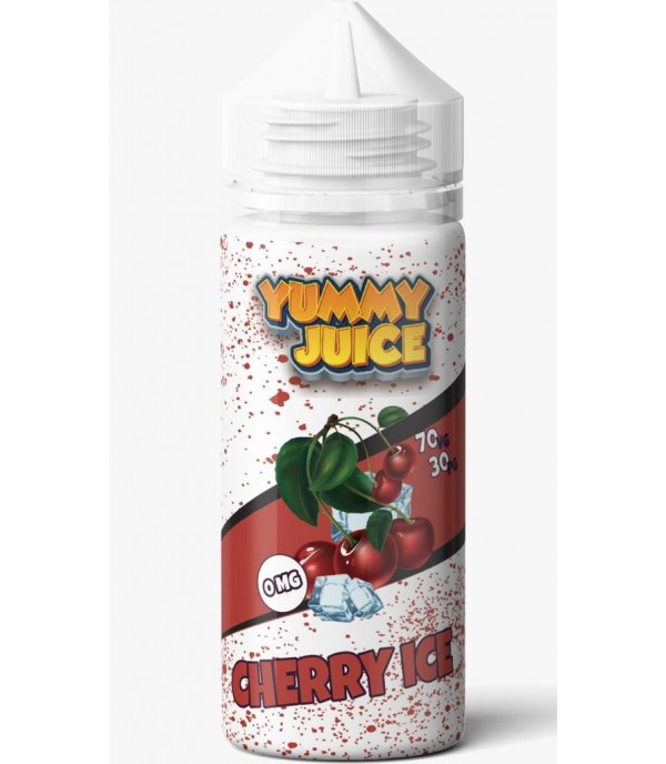 Cherry Ice by Yummy Juice 100ML E Liquid 70VG Vape 0MG Juice