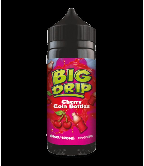 Cherry Cola Bottles by Big Drip. 100ML E-liquid, 0MG Vape, 70VG Juice