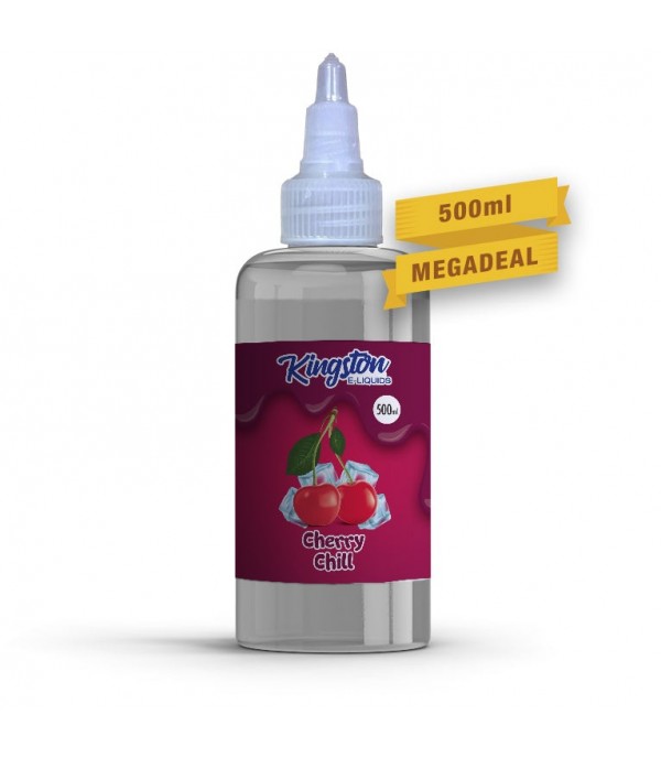 Cherry Chill by Kingston 500ML E Liquid 70VG Vape 0MG Juice