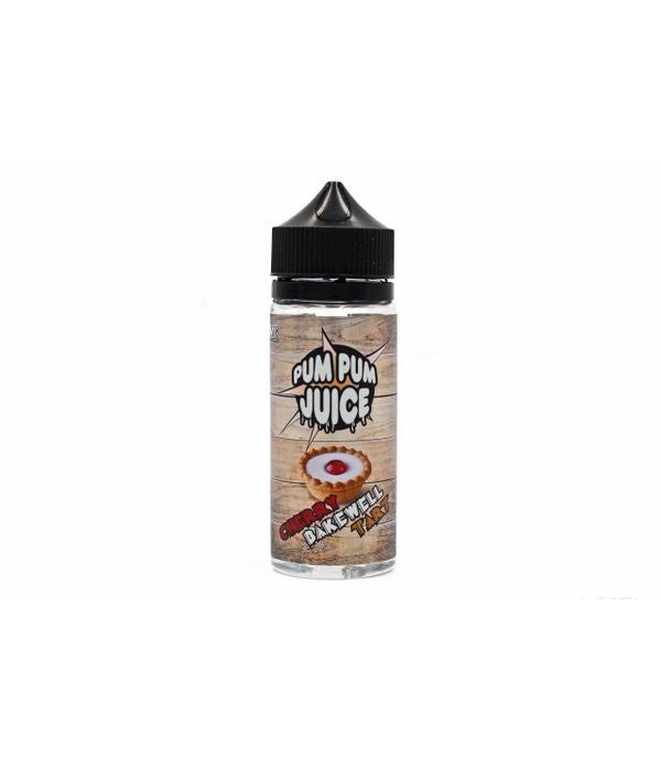 Cherry Bakewell Tart by Pum Pum Juice. 0MG 100ML E-liquid. 70VG/30PG Vape Juice
