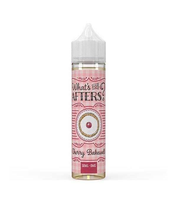 Cherry Bakewell by What's For Afters? 50ML E-liquid, 0MG Vape, 70VG Juice