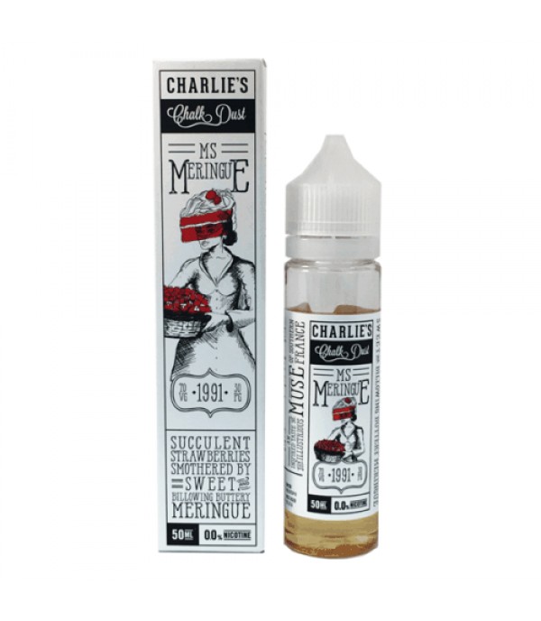 CHARLIE’S CHALK DUST GENUINE E LIQUID MS MERINGUE 50ML VAPE JUICE 70VG 30PG