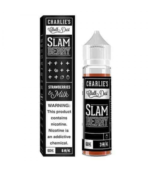 CHARLIE’S CHALK DUST 50ML GENUINE E LIQUID SLAMBERRY 70VG 30PG