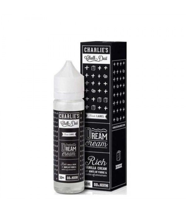 CHARLIE’S CHALK DUST 50ML GENUINE E LIQUID DREAM CREAM 70VG 30PG