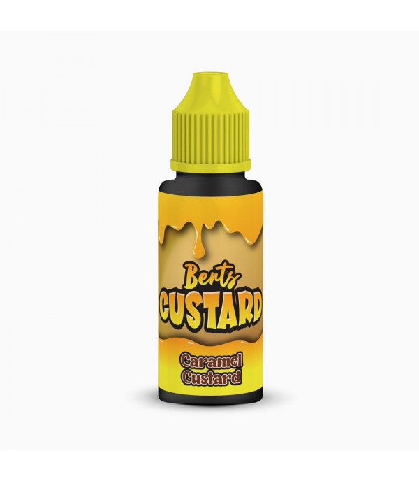 Caramel Custard By Berts Custard 100ML E Liquid 70VG Vape 0MG Juice