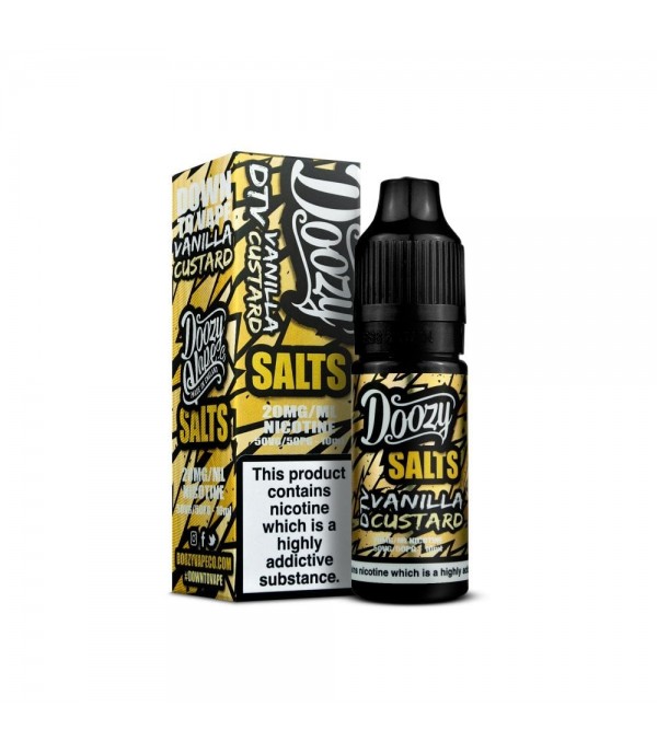 Vanilla Custard By Doozy Nic Salts 10ML E Liquid 50VG Vape 10MG/20MG Juice