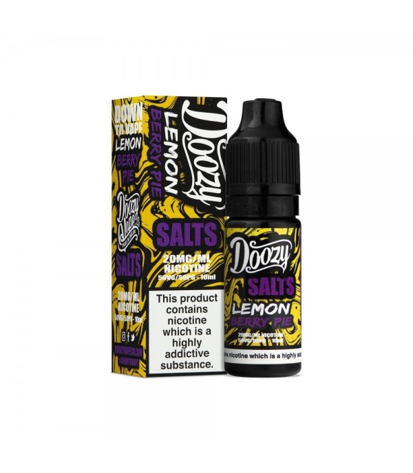 Lemon Berry Pie By Doozy Nic Salts 10ML E Liquid 50VG Vape 10MG/20MG Juice