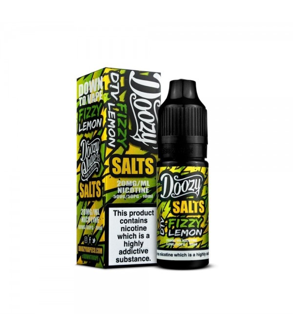 Fizzy Lemon By Doozy Nic Salts 10ML E Liquid 50VG Vape 10MG/20MG Juice