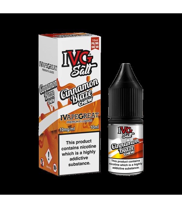 Cinnamon Blaze Chew by IVG Nic Salt 10ML E Liquid 10MG/20MG Vape 50VG Juice