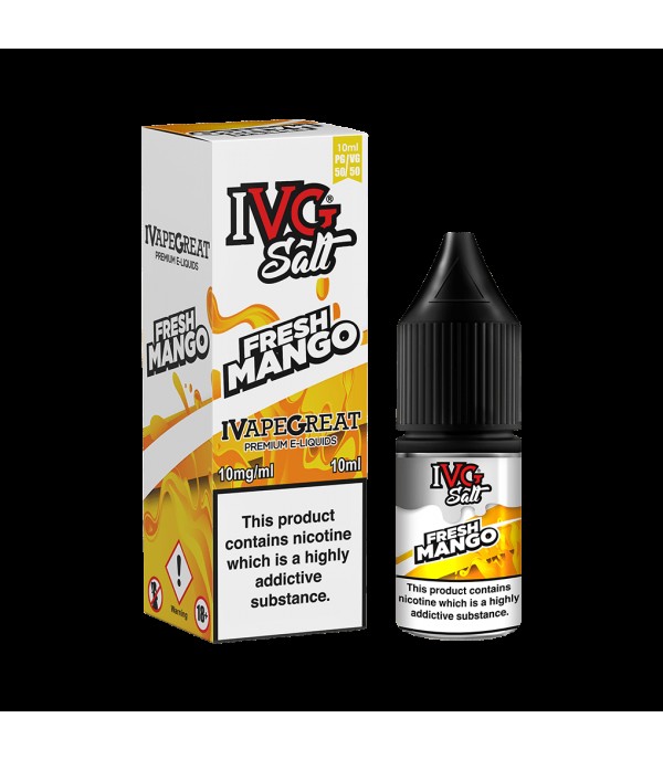 Fresh Mango by IVG Nic Salt 10ML E Liquid 10MG/20MG Vape 50VG Juice