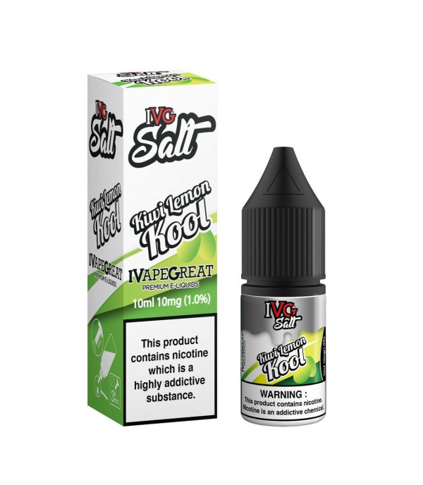 Kiwi Lemon Kool by IVG Nic Salt 10ML E Liquid 10MG/20MG Vape 50VG Juice