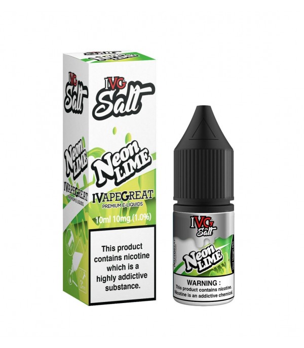 Neon Lime by IVG Nic Salt 10ML E Liquid 10MG/20MG Vape 50VG Juice