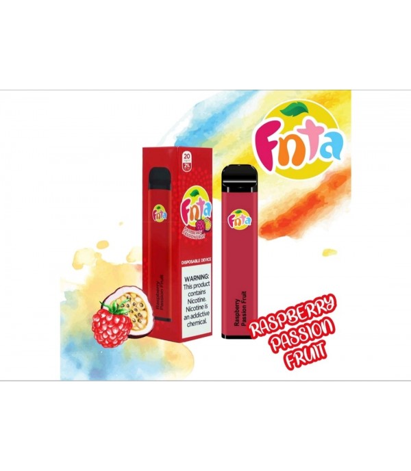 Raspberry Passion Fruit By Fnta | Disposable Vape Pen Pod Device | 600 Puffs | 20MG/2% Nic Salt