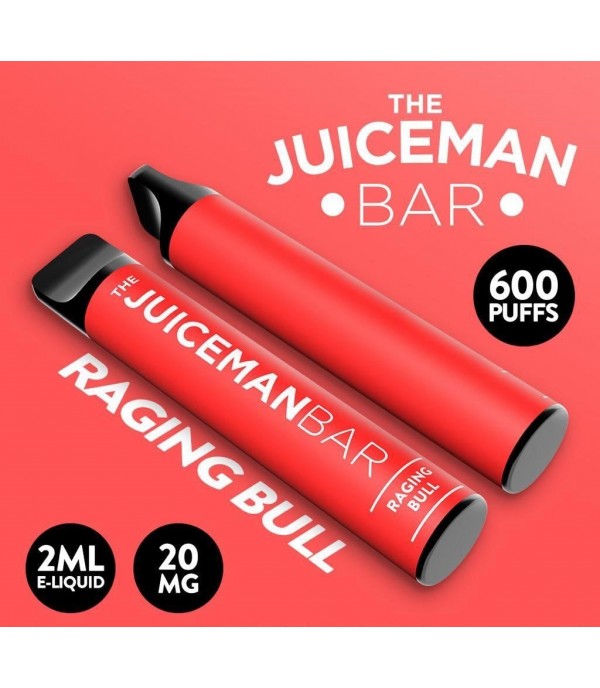 Raging Bull By The Juiceman Disposable Vape Pen Pod | 20MG / 2% | 600 Puffs