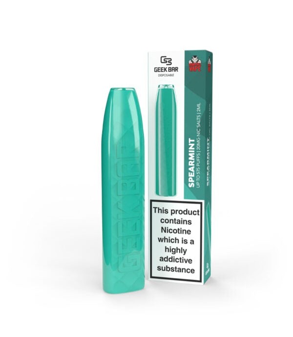 Spearmint By Geek Bar Vampire Vape Disposable Pod | 20MG/2% | 575 Puffs