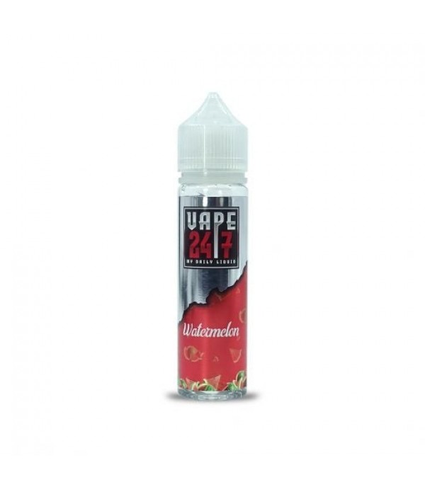 Watermelon By Vape 247, 50ML E Liquid 70VG Vape 0MG Juice