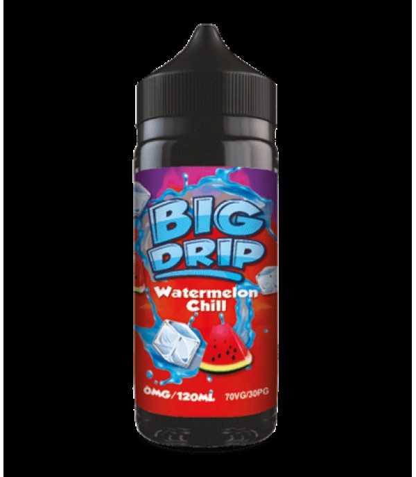 Watermelon Chill by Big Drip. 100ML E-liquid, 0MG Vape, 70VG Juice