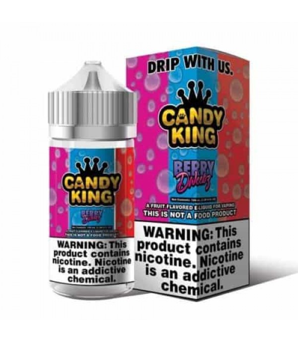 CANDY KING – BERRY DWEEBZ 100ML SHORTFILL E LIQUID JUICE 80VG 20PG VAPE