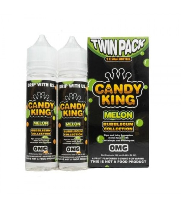 CANDY KING 100ML MELON BUBBLEGUM COLLECTION 80VG SHORTFILL